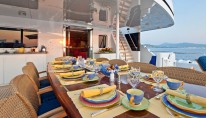 Yacht ISLANDER -  Upper Deck Dining